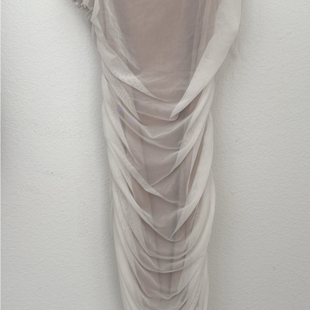 Windsor Sheer White Dress